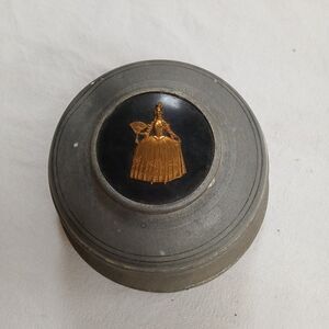 1940s Thorens Aluminum Powder Puff Wind Up Music Box NOT WORKING For Repair